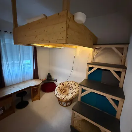 Ferienhaus Ferienbungalow Mit Hochbett Und Terrasse Am Zeulenrodaer